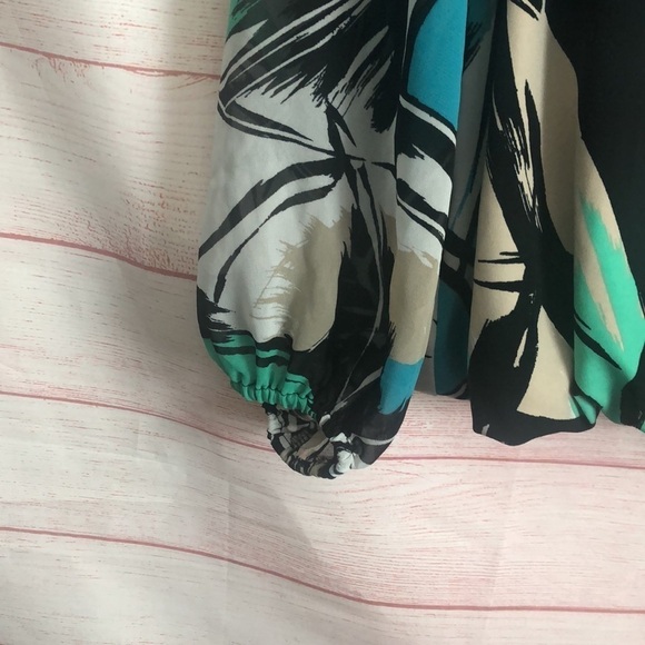 Alfani Multicolor Petite Blouse P/P - Picture 4 of 6